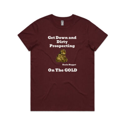 Gold Koala Nugget Womens T Shirt Thumbnail