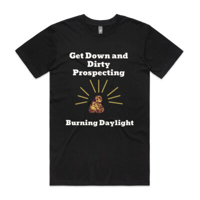 Gold Nugget  Burning Daylight Mens T Shirt Thumbnail